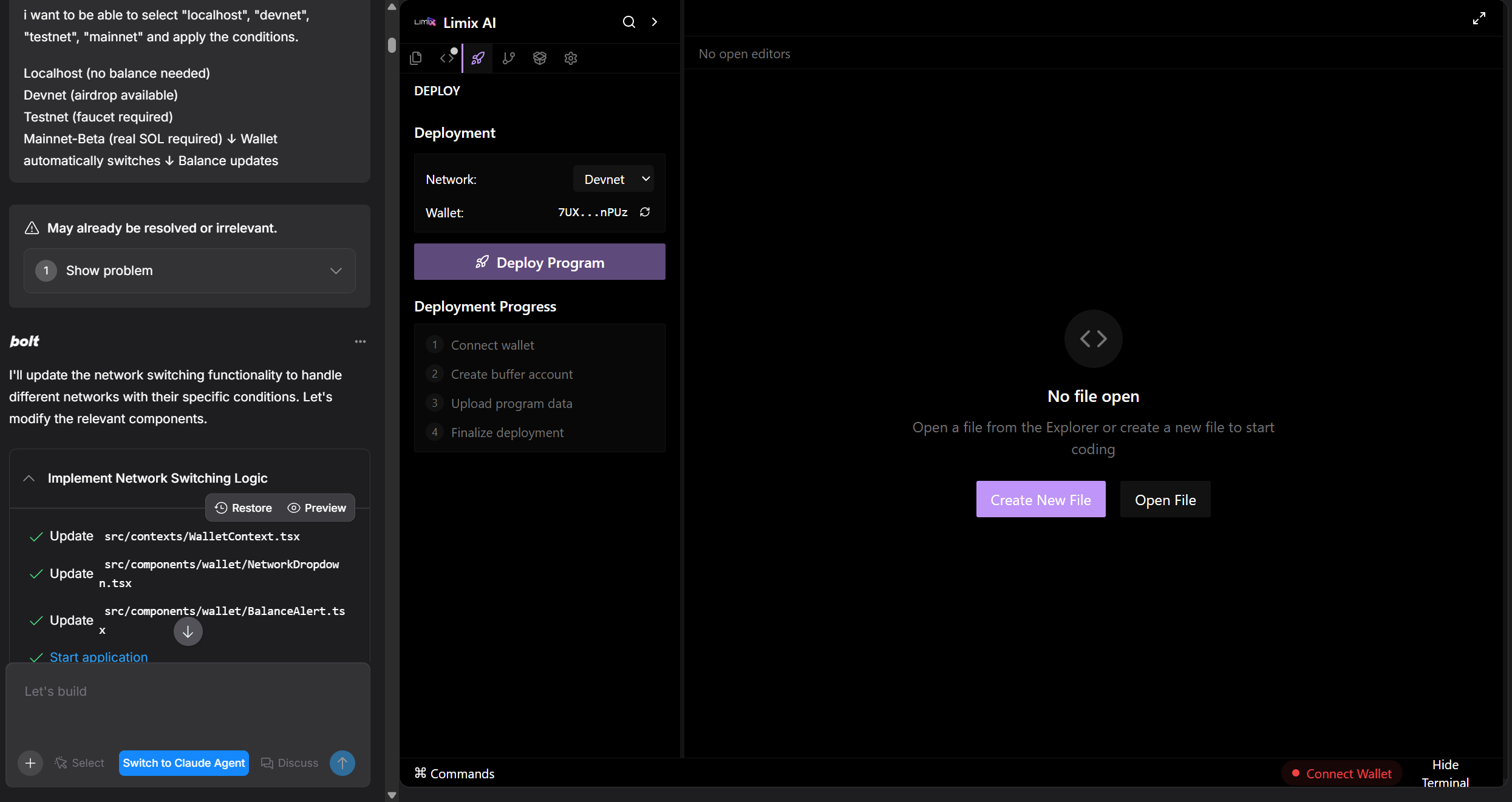 Wide Prototype Screenshot